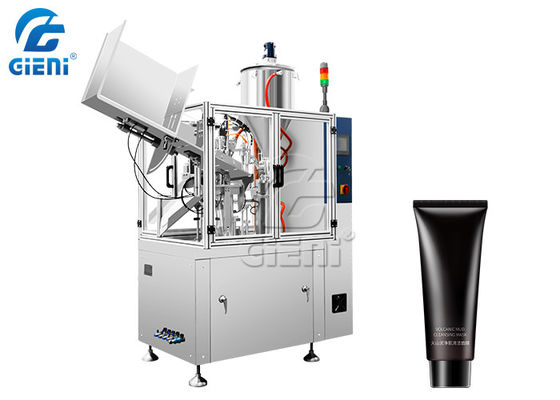 PLC Control 50ML เครื่องบรรจุหลอดเครื่องสำอางพร้อมระบบระบายความร้อนด้วยน้ำ